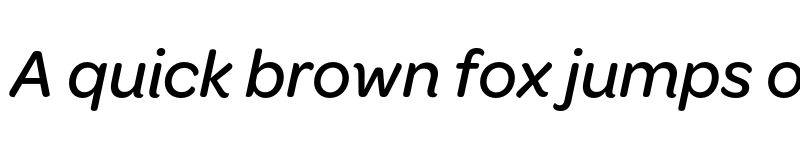 Preview of OmnesGreek Medium Italic font