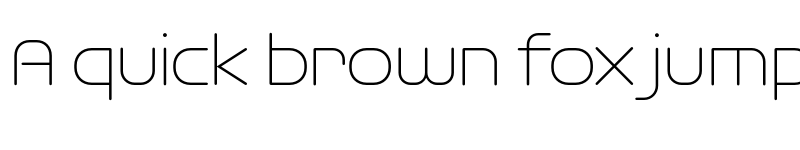 Preview of Omnium Wide Thin font