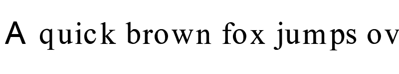 Preview of One Time Roman Regular font