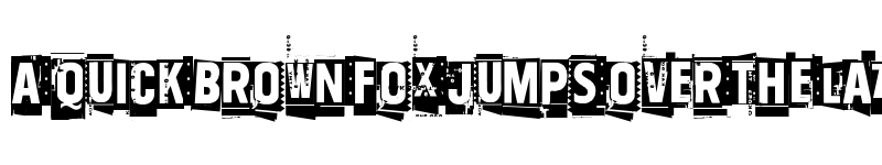 Preview of One two thirty-four Regular font