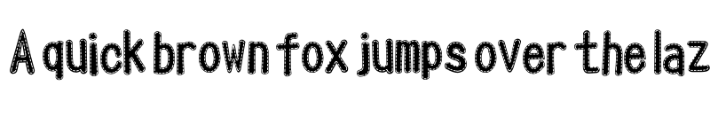 Preview of Oneself Bubble Regular font