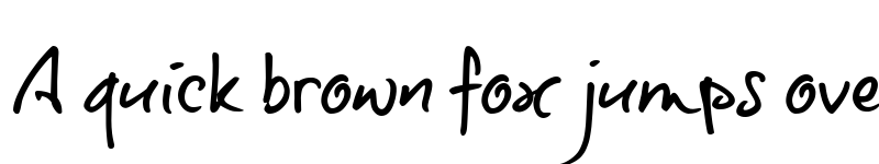 Preview of onetrickTony trial Regular font