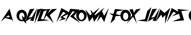 Preview of Onslaughter Regular font