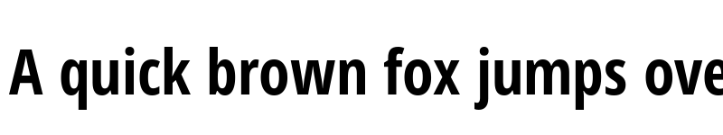 Preview of Open Sans Condensed Bold font