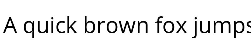 Preview of Open Sans Regular font