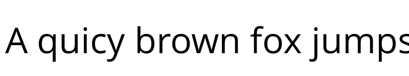 Preview of Open Sans Y to K Regular font