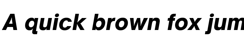 Preview of Open Sauce Sans Black Italic font