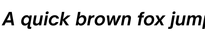 Preview of Open Sauce Sans Bold Italic font