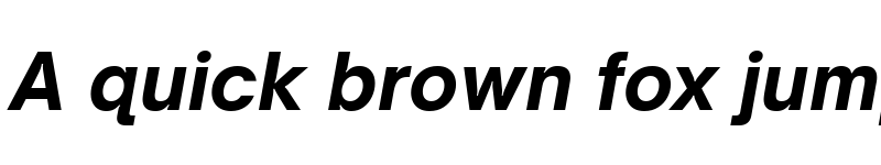 Preview of Open Sauce Sans ExtraBold Italic font