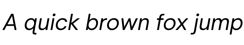 Preview of Open Sauce Two Italic font