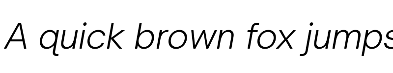 Preview of Open Sauce Two Light Italic font