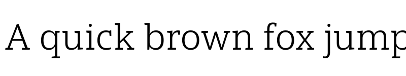 Preview of Open Serif Book font