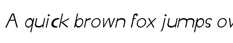 Preview of Openned Lives Italic font