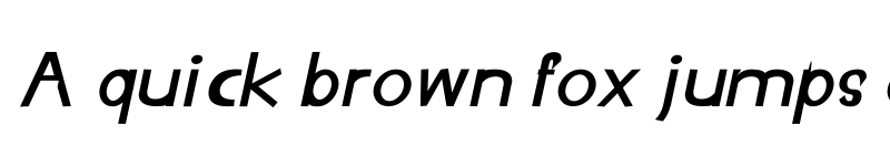 Preview of Openned Lives Semibold Italic font