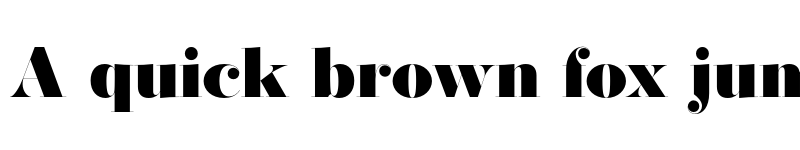 Preview of Operetta 52 Black font