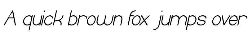 Preview of Optical Fiber Bold Italic font