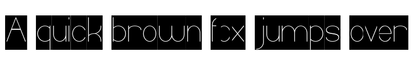 Preview of Optical Fiber-Inverse Regular font