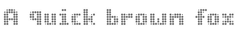 Preview of OPTIC.BOT Regular font