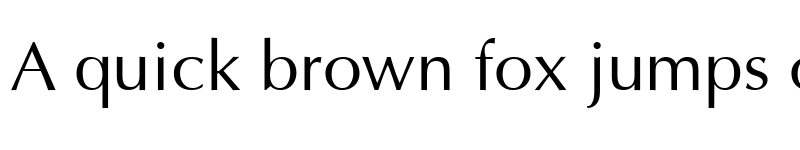 Preview of Optima Normal font