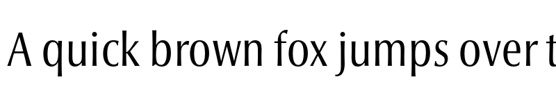 Preview of Optima nova LT Condensed Regular font