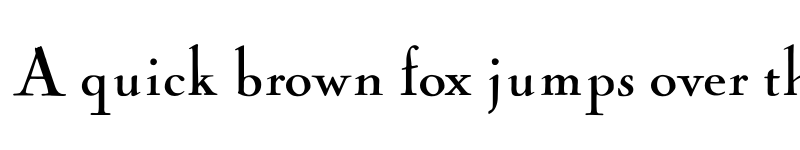 Preview of OPTINaval Regular font