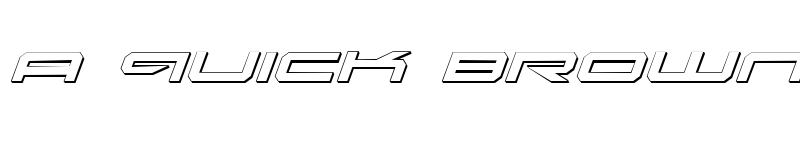 Preview of Oramac Shadow Italic Shadow Italic font