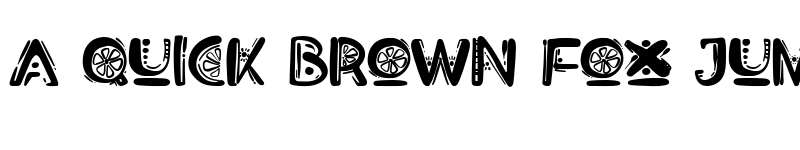 Preview of Orange Squash Regular font