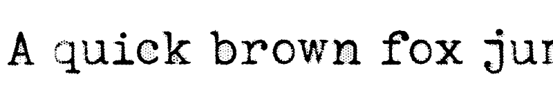 Preview of Orange Typewriter Regular font