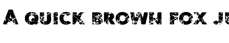 Preview of Ordeal Eroded Regular font