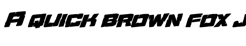 Preview of Ore Crusher Rotalic Italic font