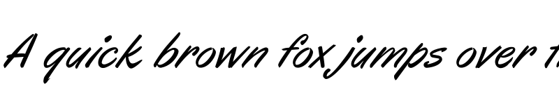 Preview of Oregano Italic font