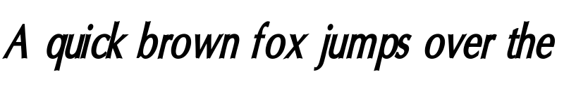 Preview of Oregon LDO Condensed Bold Oblique font