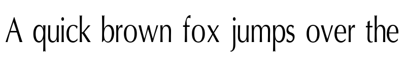 Preview of Oregon LDO Condensed Regular font