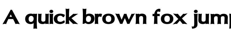 Preview of Oregon LDO Extended Black Regular font