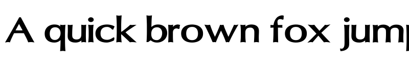 Preview of Oregon LDO Extended Bold font