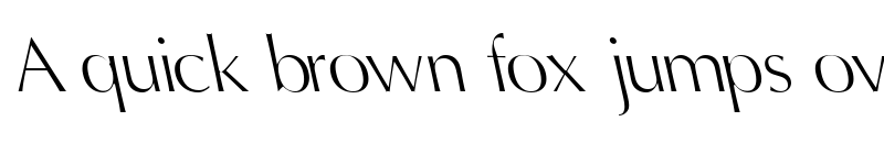 Preview of Oregon LDO Light Sinistral Regular font