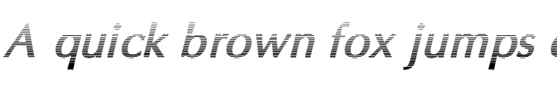 Preview of Oregon LDO Vanishing Bold Oblique font