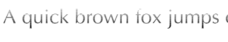 Preview of Oregon LDO Vanishing Regular font