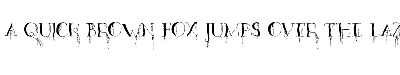 Preview of Organic Fear Regular font