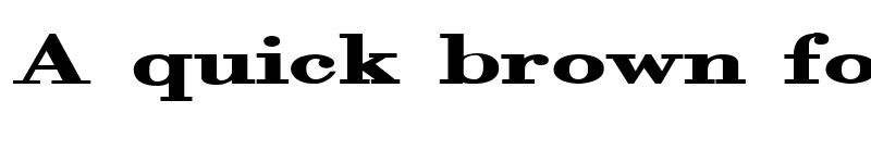 Preview of Orgreave Extended Bold font