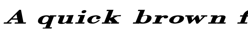 Preview of Orgreave Extended BoldItalic font