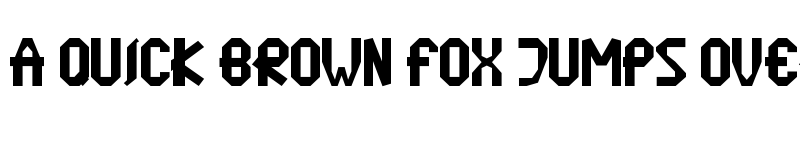 Preview of origamen Regular font