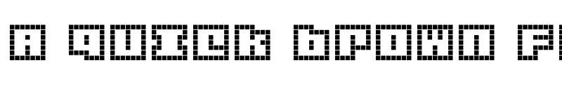 Preview of Origami Mommy Pixellated Regular font