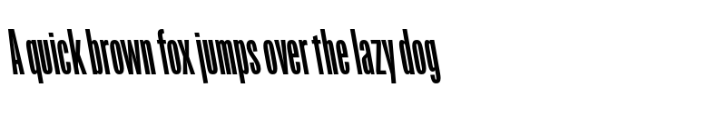 Preview of Origin Super Condensed Black Backslant font