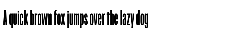 Preview of Origin Super Condensed Black font