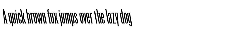 Preview of Origin Super Condensed Bold Backslant font