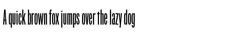 Preview of Origin Super Condensed Bold font