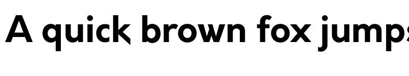 Preview of Orkney Bold font