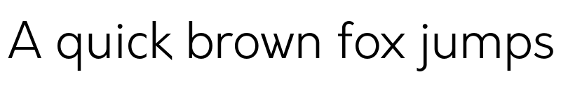 Preview of Orkney Light font