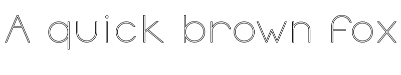 Preview of Ormont Outline font